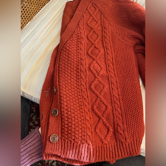 L’envers Annie Cardigan in burgundy EUC - Picture 3 of 7
